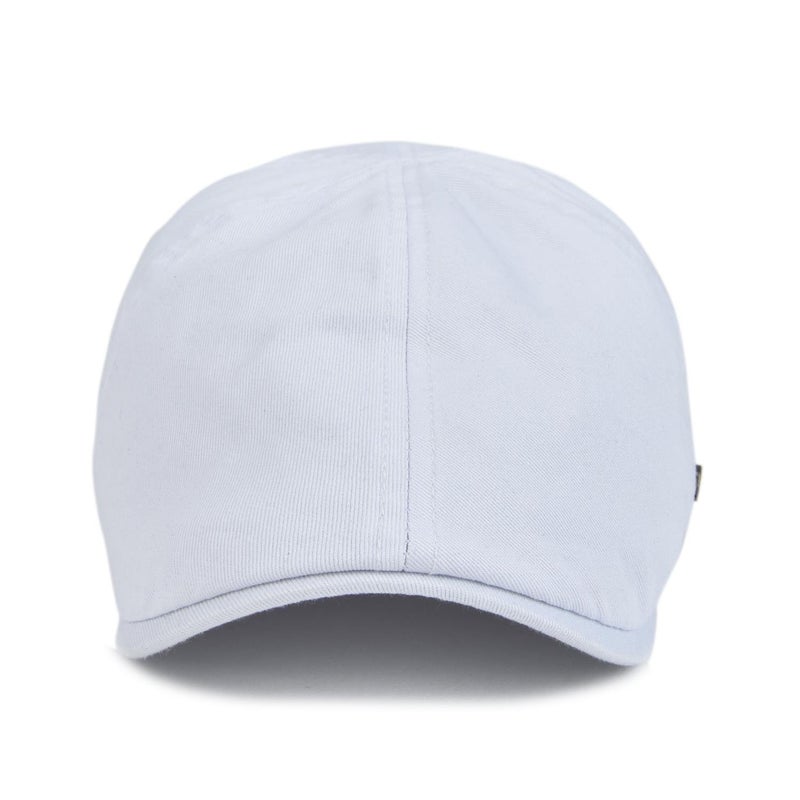 VOBOOM Cotton Flat Cabbie Hat Gatsby Ivy Irish Hunting Newsboy Cap (White) - Image 2